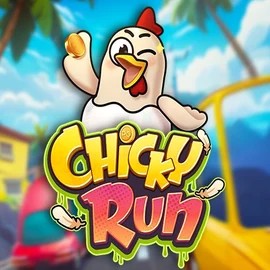 Chicky Run slot logo by PG Soft at VooDoo Casino
