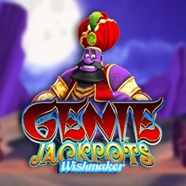 Genie Jackpots Wishmaker slot logo by Blueprint Gaming at VooDoo Casino