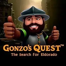 Logo of Gonzo's Quest from NetEnt at VooDoo Casino