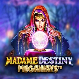 Madame Destiny Megaways slot visual from Pragmatic Play available on voodoos.com.de