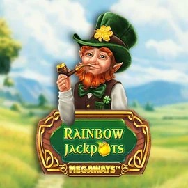 Rainbow Jackpots Megaways slot visual from Red Tiger Gaming available on voodoos.com.de