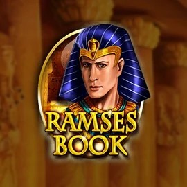 Ramses Book Deluxe slot logo by Gamomat at VooDoo Casino